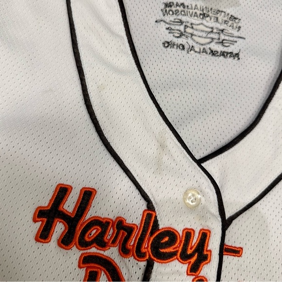 Vintage Harley Davidson Embroidered Women’s Jersey - Picture 6 of 6